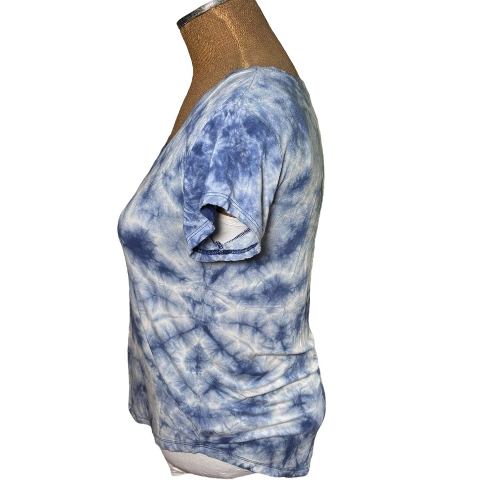 American Eagle Blue Tie-Dye Women's Top Size XS - Picture 4 of 9